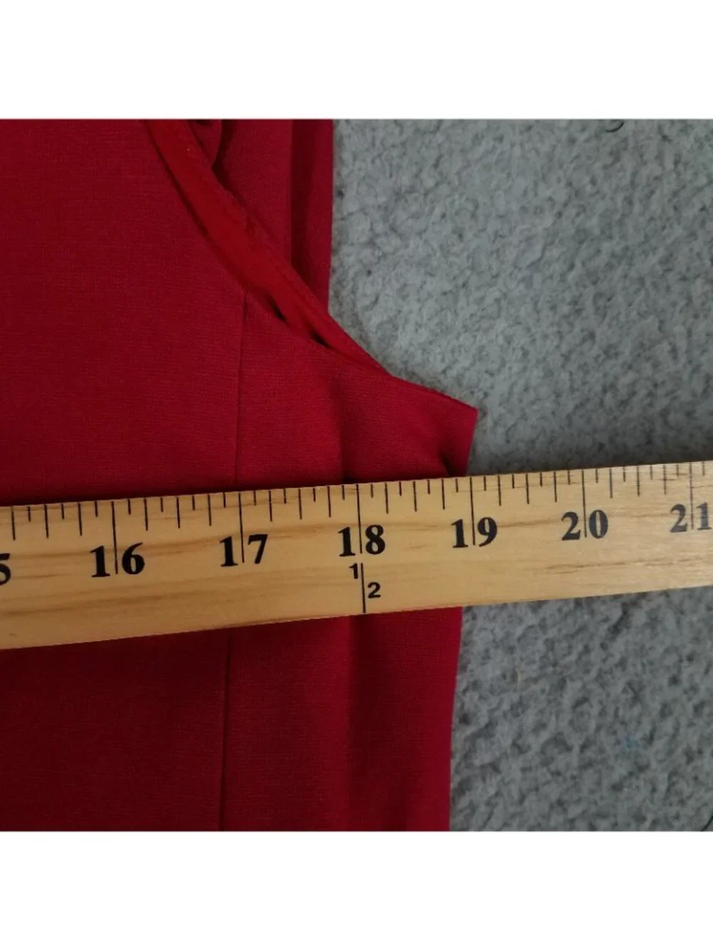 NEW Chico's Cape Jacket Women's 1/ Medium Ponte Red Zip Up Office Career Stretch